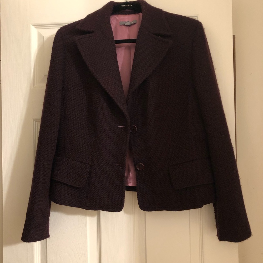 Ann Taylor plum blazer